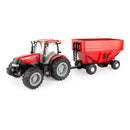Miniatura Trator Agrícola Case IH Puma 170 ERTL Reboque 1/16