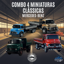 Combo 4 Miniaturas Clássicas Mercedes-Benz