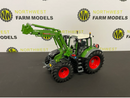 Miniatura Fendt 724 Vario com Carregador Frontal e Peso Dianteiro - 1/32