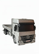 Miniatura Mercedes-Benz Atego 2433 Carroceria Prata (Escala 1/24)