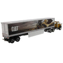 Miniatura Colecionável - Caminhão CAT CT660 com Trailer - Escala 1:50