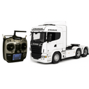Caminhão Scania S540 6X4 Miniatura Realista de Controle Remoto + Carreta de Brinde