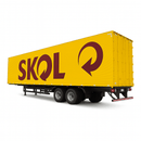 Caminhão Scania S540 6X4 Miniatura Realista de Controle Remoto + Carreta de Brinde