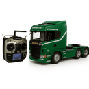 Caminhão Scania S540 6X4 Miniatura Realista de Controle Remoto + Carreta de Brinde